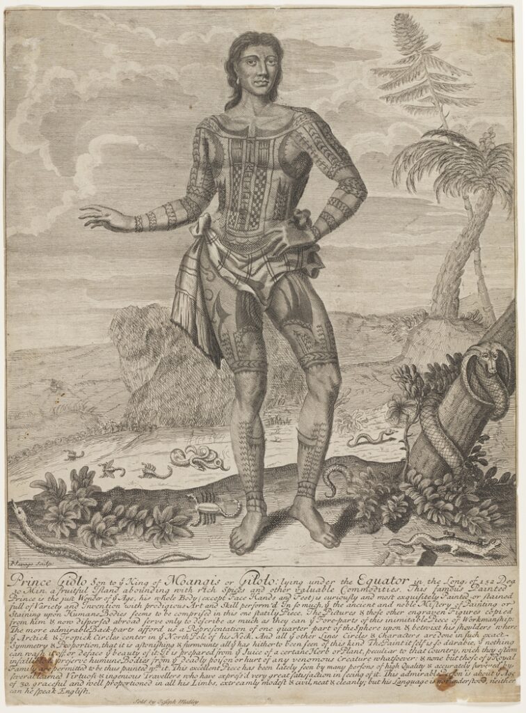 "Prinz Giolo" Radierung von John Savage, 1692